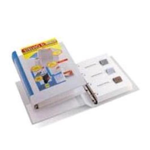 SEI ROTA STELVIO TI RACCOGLITORE 4 ANELLI TONDI 13MM IN COLPAN 220X300MM DORSO 2.5CM COL. BIANCO