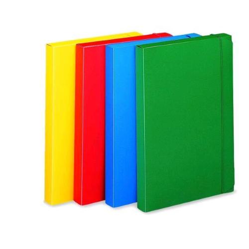 FELLOWES CARTELLA C/ELASTICO IN PP 240X350MM A4 DORSO 3CM COL.ROSSO