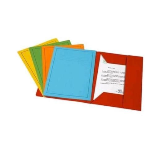 FRASCHINI CARTELLA 3 LEMBI + STAMPA 250X350 mm 200GR BLU CONF 25 Pz.