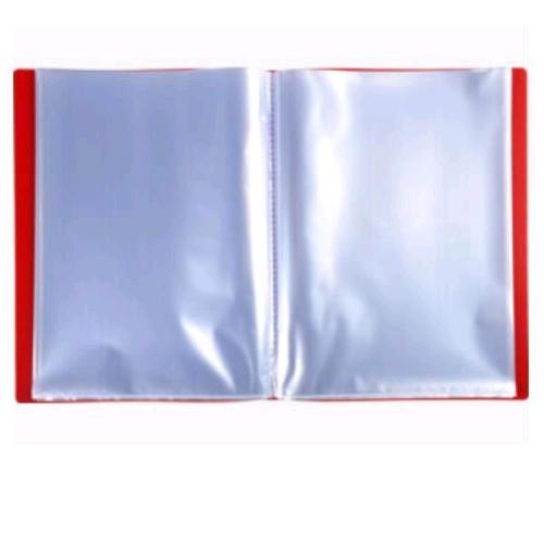 EXACOMPTA ECONOMICO PORTALISTINI IN PP 240X320MM A4 100 BUSTE COL. ROSSO