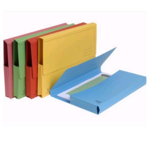 EXACOMPTA FOREVER CARTELLE CON TASCA 320X240X32 mm COLORI ASSORTITI CONF 5 Pz.