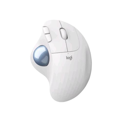 LOGITECH ERGO M575 MOUSE TRACKBALL WIRELESS 5 PULSANTI BIANCO