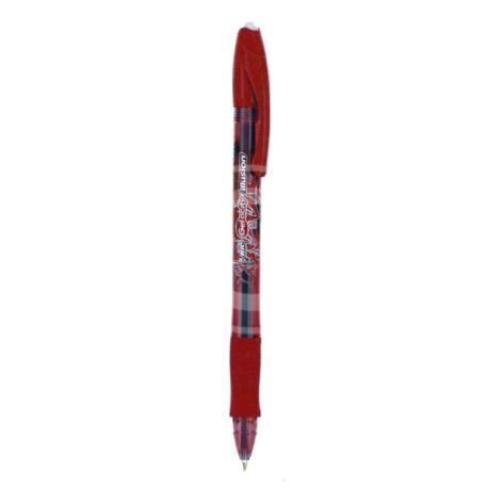 BIC GEL-OCITY PENNA A SFERA INCHIOSTRO ROSSO PUNTA FINE FUSTO TRASPARENTE CONF 12 Pz.