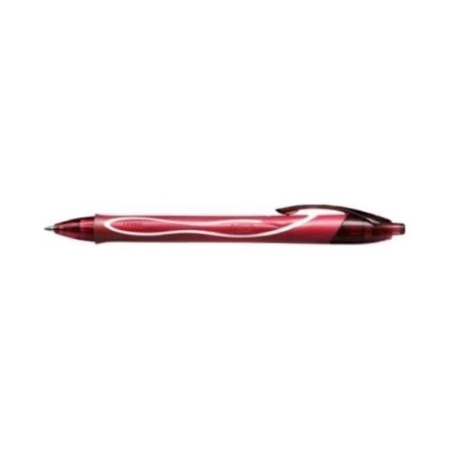 BIC GEL-OCITY QUICK DRY PENNA GEL ROSSO PUNTA MEDIA FUSTO ROSSO CONF 12 Pz.