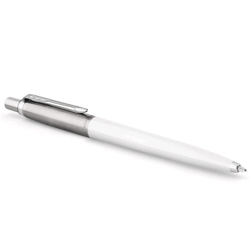 PARKER JOTTER ORIGINAL PENNA A SFERA INCHIOSTRO BLU PUNTA MEDIA FUSTO BIANCO