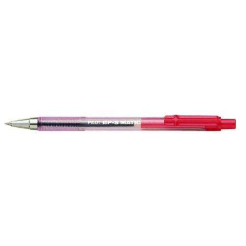 PILOT BP-S MATIC PENNA A SFERA A SCATTO ROSSO PUNTA CONICA 0.70mm CONF 12Pz.