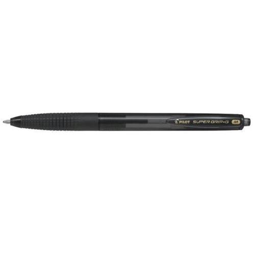 PILOT SUPERGRIP G PENNA A SFERA A SCATTO NERO PUNTA CONICA 0.70mm CONF 12 Pz.