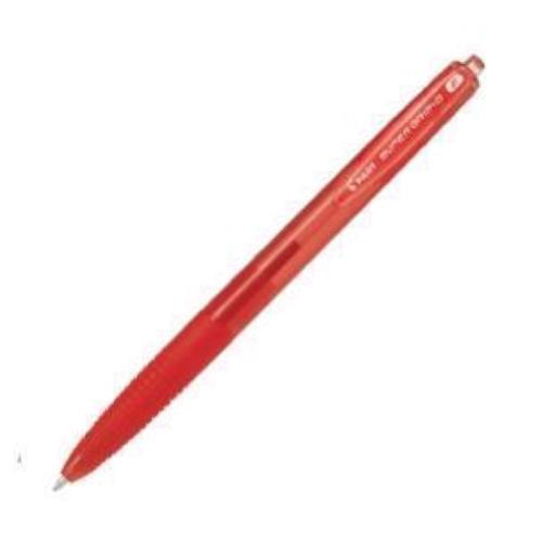 PILOT SUPERGRIP G PENNA A SFERA A SCATTO ROSSO PUNTA CONICA 0.70mm CONF 12 Pz.