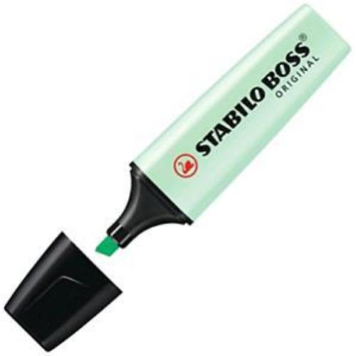STABILO BOSS ORIGINAL PASTEL EVIDENZIATORE VERDE MENTA 10 Pz.