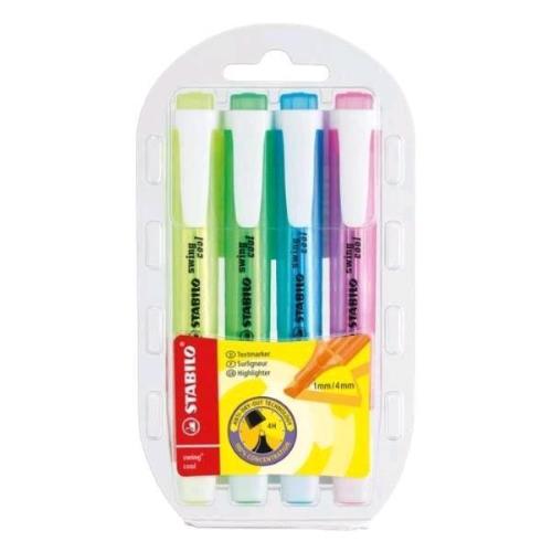 STABILO EVIDENZIATORE SWING COOL ASTUCCIO 4 Pz