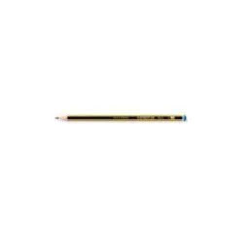STAEDTLER NORIS 120-3 MATITA DI GRAFITE H FUSTO ESAGONALE GIALLO+NERO CONF 12 Pz.