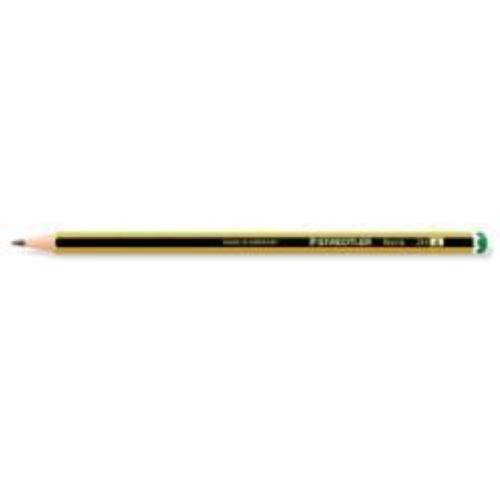 STAEDTLER NORIS 120-4 MATITA DI GRAFITE 2H FUSTO ESAGONALE GIALLO+NERO CONF 12 Pz.