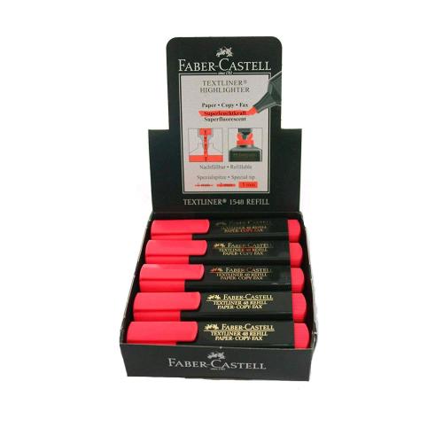 FABER-CASTELL EVIDENZIATORE TEXTLINER 48 ROSA 10 Pz