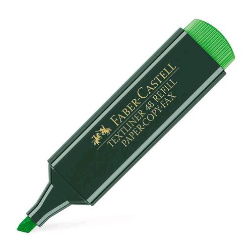 FABER-CASTELL EVIDENZIATORE TEXTLINER 48 VERDE 10 Pz