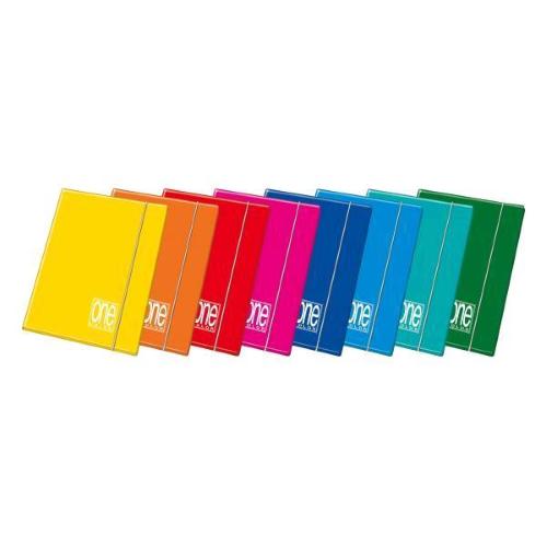 BLASETTI ONE COLOR CARTELLE C/ELASTICO 3 LEMBI 170X250MM A5 COL. ASSORTITI CONF 10 Pz.