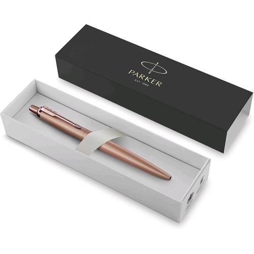 PARKER JOTTER PENNA A SFERA XL MONOCROM GOLD PINK PGT PUNTA M INCHIOSTRO BLU CONFEZIONE REGALO