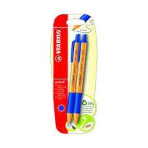 STABILO POINTBALL PENNA A SFERA ECOSOSTENIBILE PUNTA 0.5 mm BLU CONF 2 Pz.