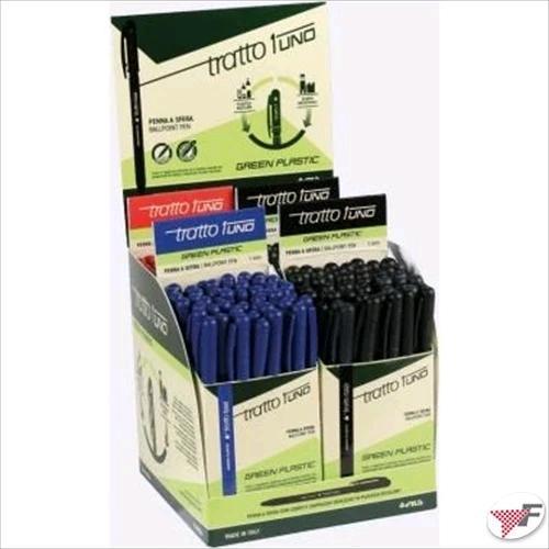 TRATTO 1 GREEN PENNA A SFERA TRATTO 0.5 mm INCHIOSTRO NERO CONF 50 Pz.
