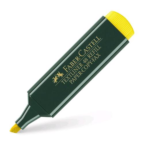 FABER-CASTELL EVIDENZIATORE TEXTLINER 48 GIALLO 10 Pz
