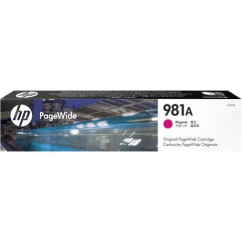 HP 981A CARTUCCIA MAGENTA PER PAGEWIDE ENTERPRISE COLOR 556 SERIES/MFP 586 SERIES 6.000 PAG