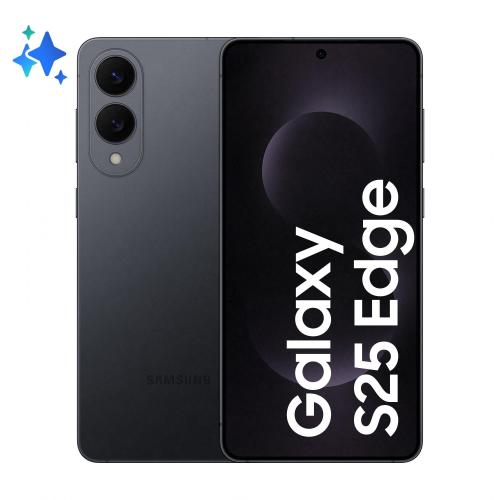 SAMSUNG S937 GALAXY S25 EDGE 5G DUAL SIM 6.7" OCTA CORE 256GB RAM 12GB ITALIA TITANIUM JETBLACK