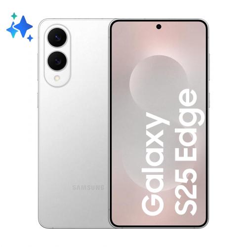 SAMSUNG S937 GALAXY S25 EDGE 5G DUAL SIM 6.7" OCTA CORE 256GB RAM 12GB ITALIA TITANIUM SILVER