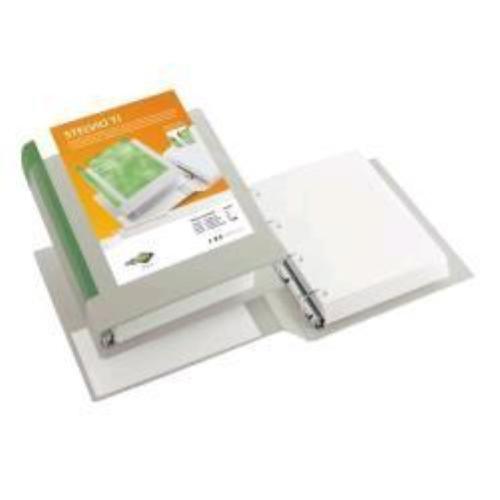 SEI ROTA STELVIO RACCOGLITORE PERSONALIZZABILE 2 ANELLI A D DA 50MM IN COLPAN 220X300MM DORSO 8CM COL. BIANCO