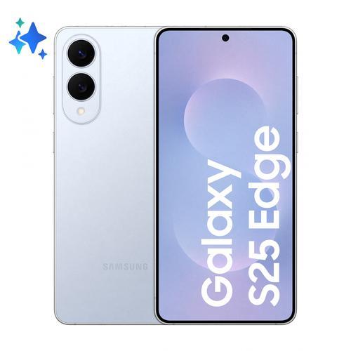 SAMSUNG S937 GALAXY S25 EDGE 5G DUAL SIM 6.7" OCTA CORE 256GB RAM 12GB ITALIA TITANIUM ICYBLUE