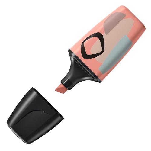 STABILO BOSS ORIGINAL MINI NATURE VIBES EVIDENZIATORE PUNTA A SCALPELLO 2/5 mm TERRA DI SIENA CONF 10 Pz.