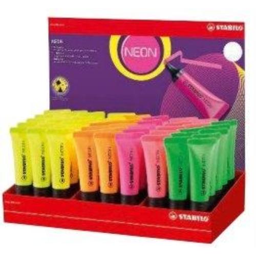 ESP45 STABILO NEON COL ASS