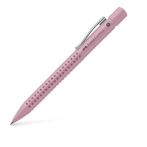 FABER CASTELL ROSE SHADOWS PORTAMINE 0.5 mm B CON GOMMINO FUSTO GRIP ROSA