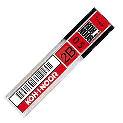 KOH-I-NOOR ASTUCCIO 12 MICROMINE 2B 0.5 mm CONF. 12 Pz.