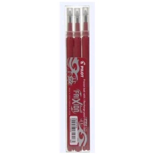 PILOT FRIXION BALL REFILL ROSSO PUNTA CONICA 0.70 mm CONF 3 Pz.