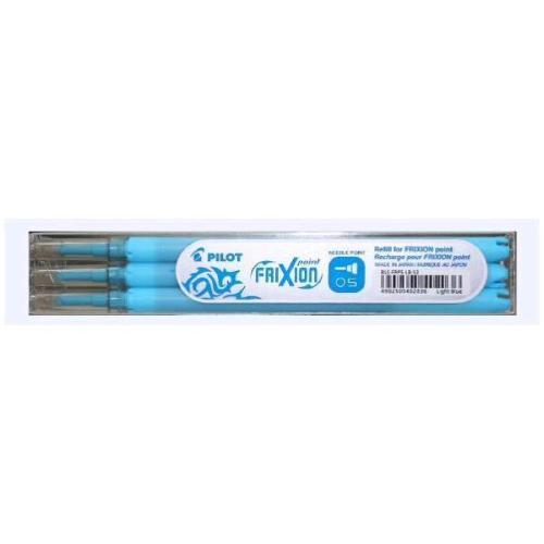 PILOT FRIXION POINT REFILL AZZURRO PUNTA AD AGO 0.50 mm CONF 3 Pz.