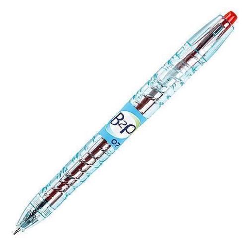 PILOT B2P BEGREEN PENNA ROLLER A SCATTO GEL ROSSO PUNTA CONICA 0.7 mm CONF 10 Pz.