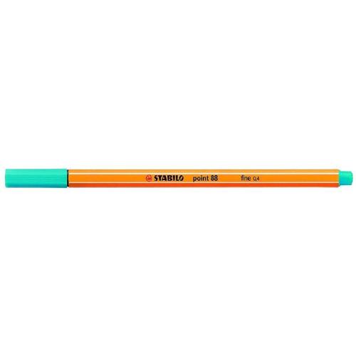 STABILO FINELINER POINT 88 PENNA PUNTA IN FIBRA COL. AZZURRU CHIARO TRATTO 0.40mm CONF 10 Pz.