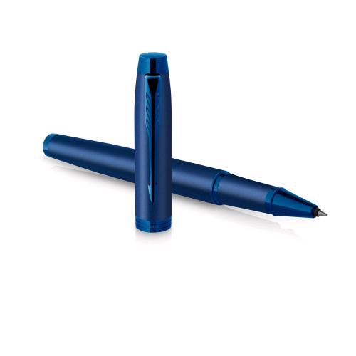 PARKER IM MONOCHROME PENNA ROLLER PUNTA FINE CORPO BLU INCHOSTRO BLU