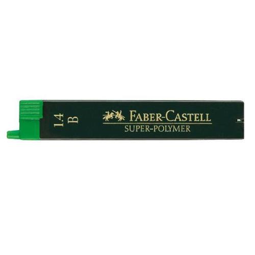 FABER CASTELL SUPER-POLYMER MINE GRADAZIONE B TRATTO 1.4 mm CONF 12 Pz.