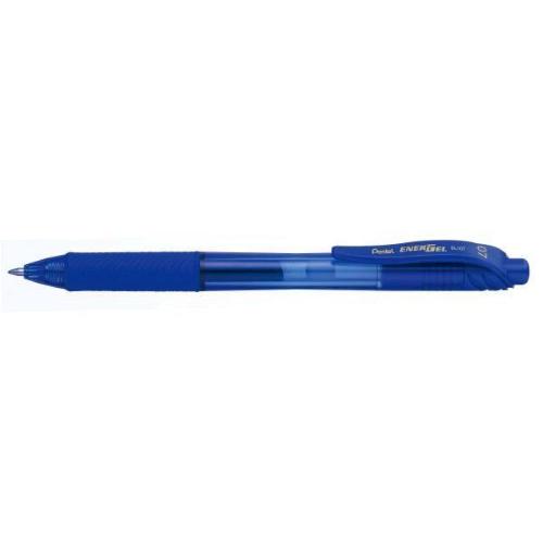 PENTEL ENERGEL X PENNA ROLLER A SCATTO INCHIOSTRO GEL BLU PUNTA CONICA 0.70 mm CONF 12 Pz.