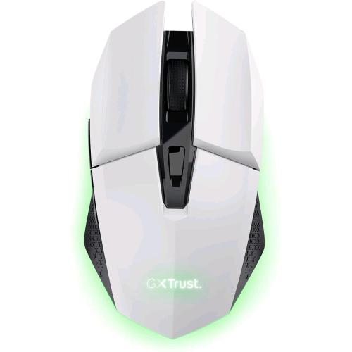 TRUST GXT 110W FELOX MOUSE GAMING WIRELESS RICARICABILE 80 ORE DI AUTONOMIA 800-4800 DPI ILLUMINAZIONE LED 6 PULSANTI