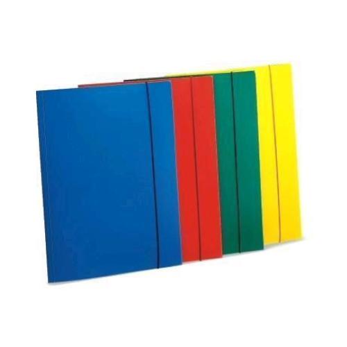 FELLOWES CARTELLA 3 LEMBI C/ELASTICO IN PP 250X350MM COL. ROSSO