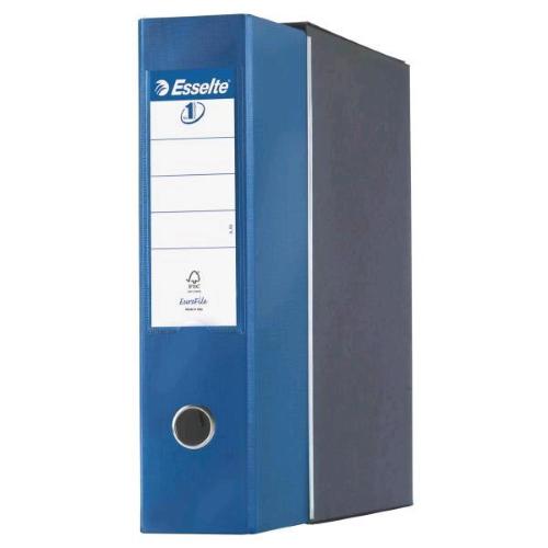 ESSELTE EUROFILE G55 REGISTRATORE FORMATO PROTOCOLLO 230X330X80 mm COL. BLU METALLIZZATO CONF 6 Pz.