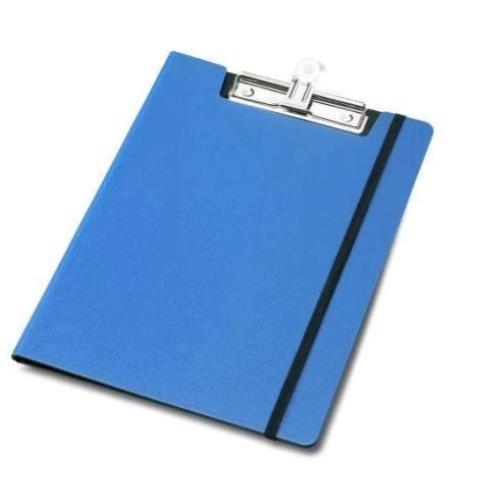 FELLOWES PORTABLOCCO CON MOLLA ED ELASTICO IN TRILEX 230X330 mm A4 COL. BLU