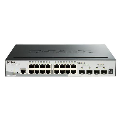 D-Link DGS-1510-52XMP/E 52-Port PoE+ Smart Managed Gigabit Stack Switch 4x10G