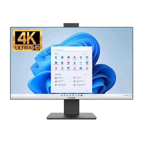 YASHI QUANTUM S ALL IN ONE 27" UHD i5-12400 2.5GHz RAM 16GB-SSD 1.000GB NVIDIA QUADRO T1000 WI-FI 6-WIN 11 PROF WHITE (AY62834)