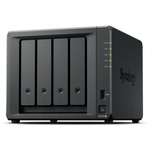 NAS SYNOLOGY DS425+ 4HD SATA2+2GB S ODIMM 1P RJ45/1GBE/1P 2.5GBE