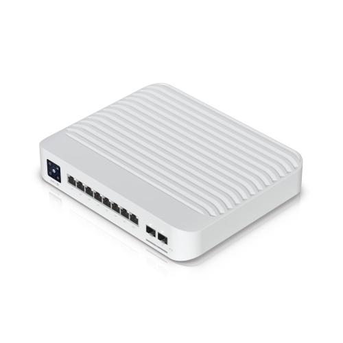 UBIQUITI USW-PRO-8-POE SWITCH DI RETE GESTITO L2/L3 8 PORTE LAN GIGABIT PoE+ 120W + 2 PORTE 10G SFP BIANCO