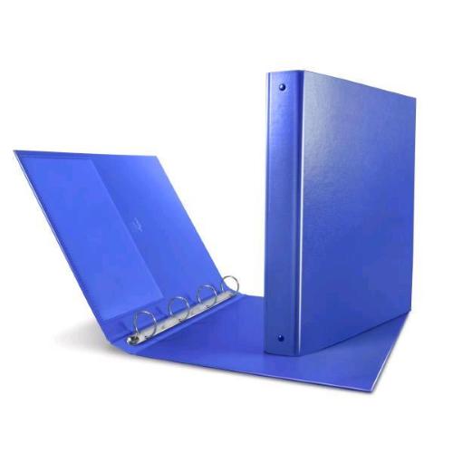 SEI ROTA NETTUNO RACCOGLITORE 4 ANELLI TONDI DA 30MM IN STRATOPAN 210X150MM A5 DORSO 3CM COL. BLU