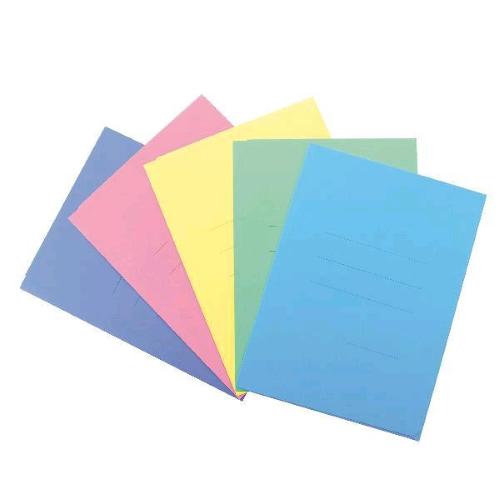 BLASETTI CARTEX CARTELLINE A 3 LEMBI CON STAMPA IN CARTONCINO 200 GR 250X335 mm A4 CELESTE CONF 25 Pz.