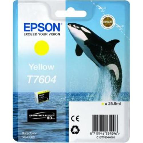 EPSON T7604 CARTUCCIA GIALLO PER STAMPANTI EPSON INK JET (C13T76044010)